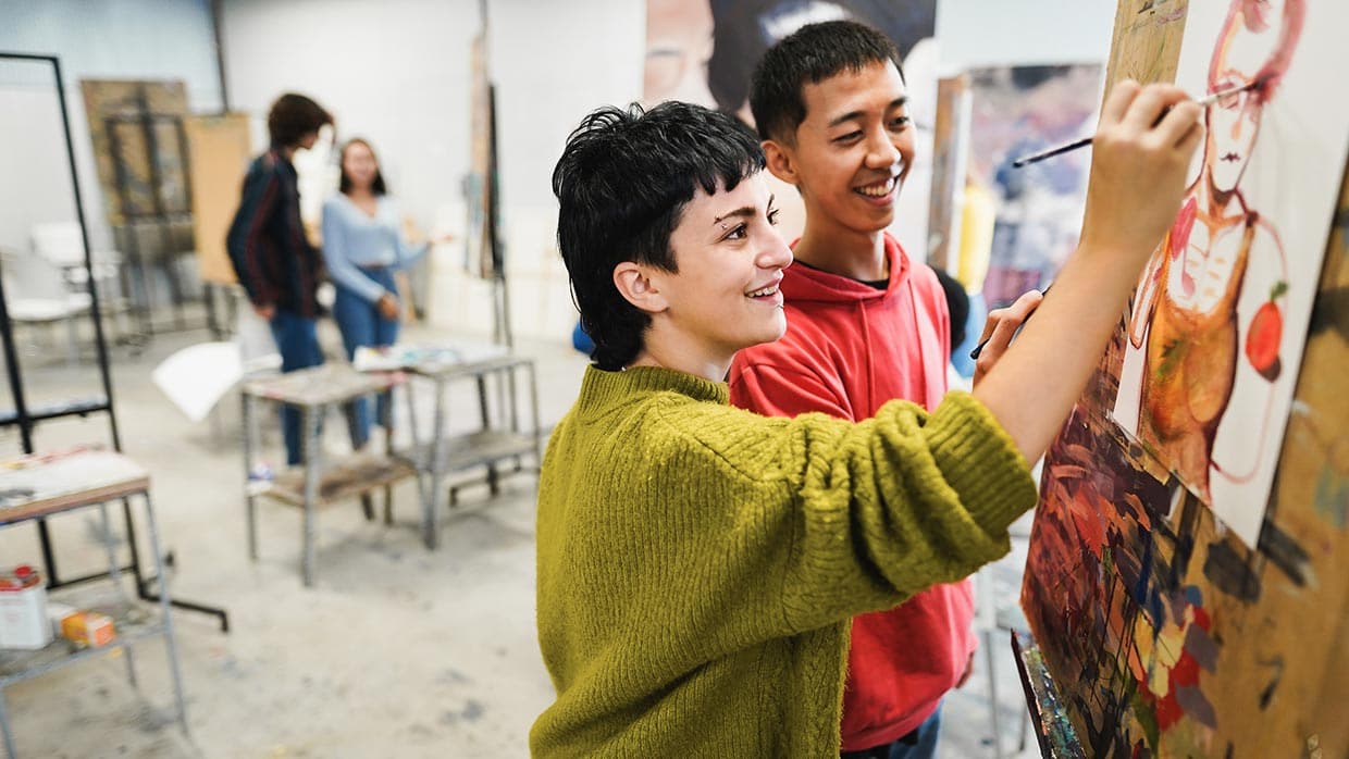 Children's art classes near me