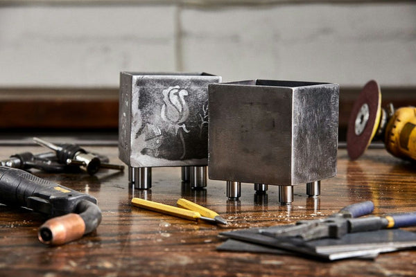 finished planter box