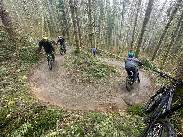 biking in tough terrain