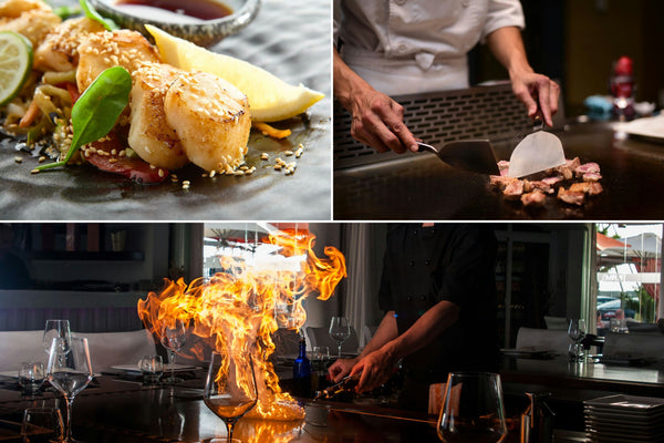 Hibachi fire on the grill.jpg