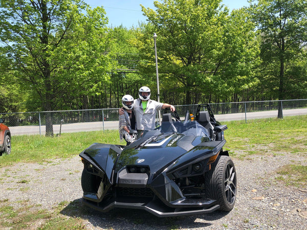 Slingshot on open road
