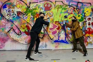 young girl pray painting