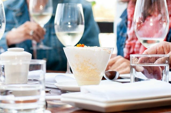 people on a roof during a napa food and wine tour