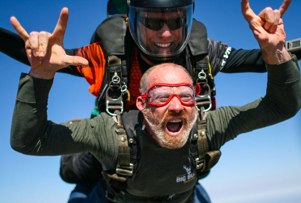 flying in the clouds