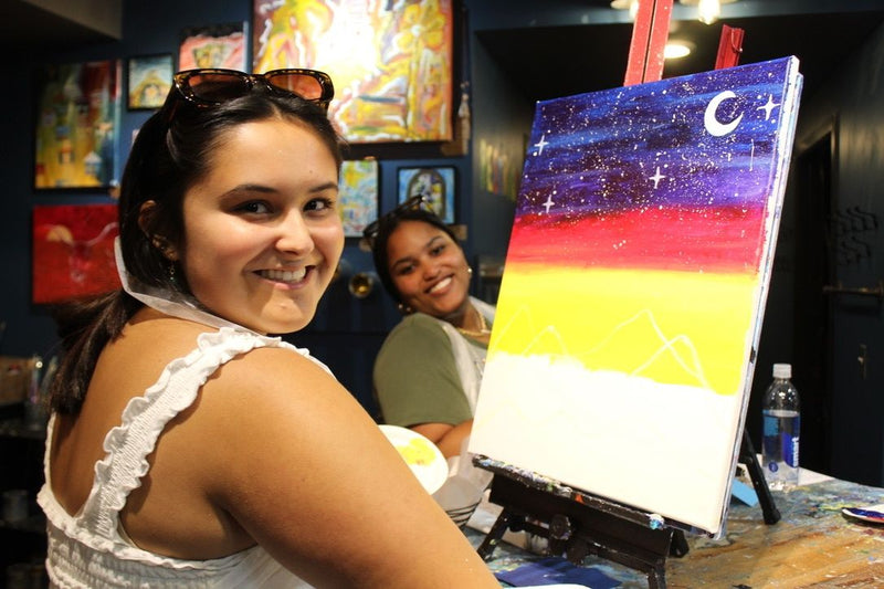 girls-painting-night-sky