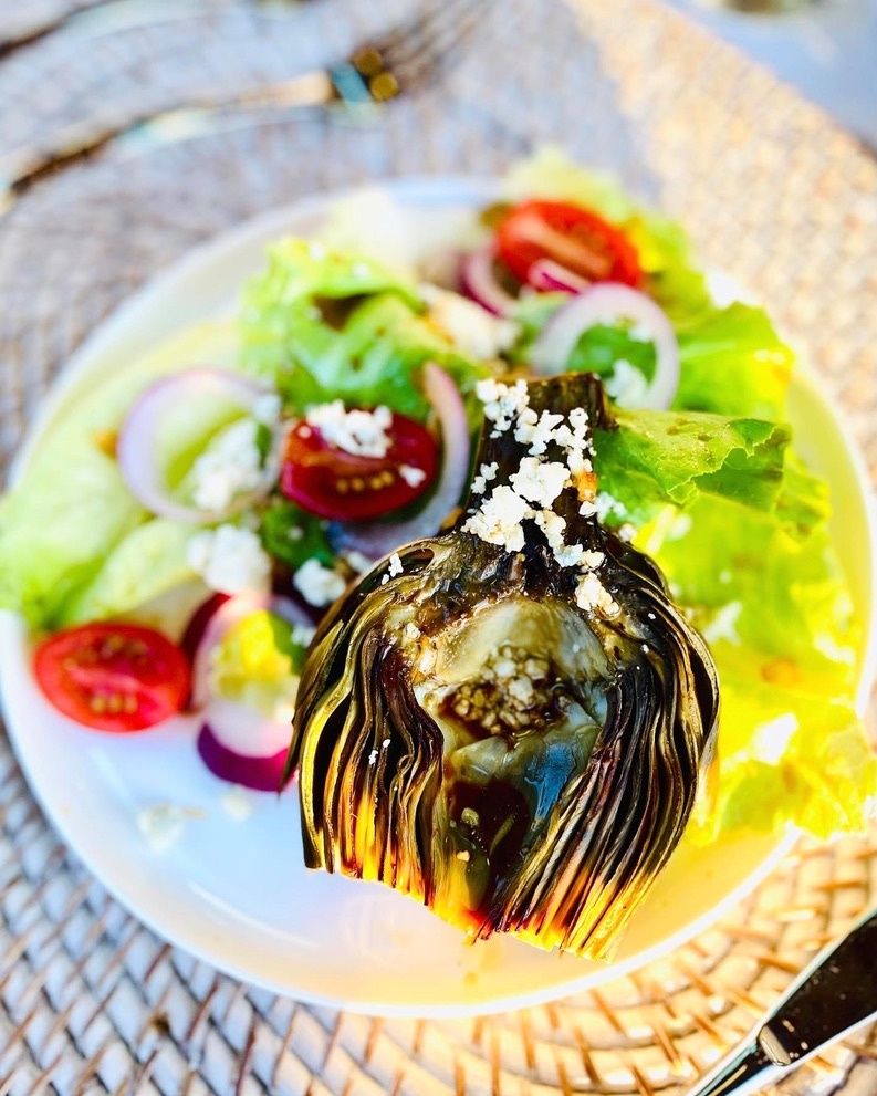 grilled-artichoke-salad