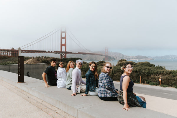 Golden Gate Bridge from Presidio jump