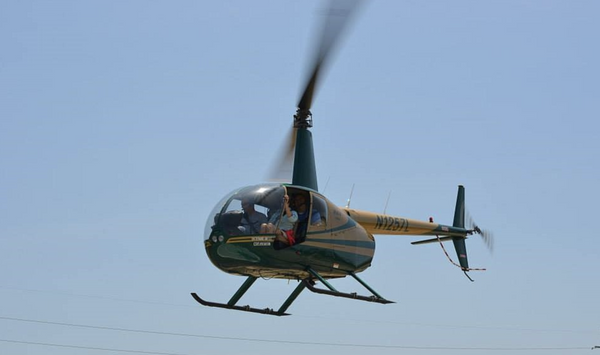 helicopter flying