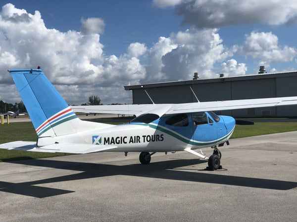 florida coast from plane