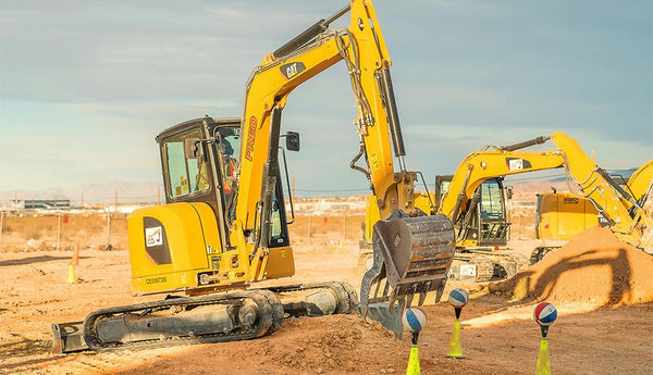 preparing to pick up dirt