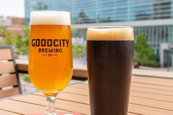 drink with food on top