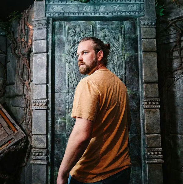 man and woman searching