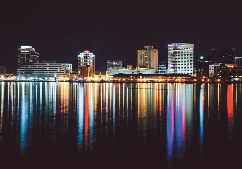 norfolk-skyline-at-night