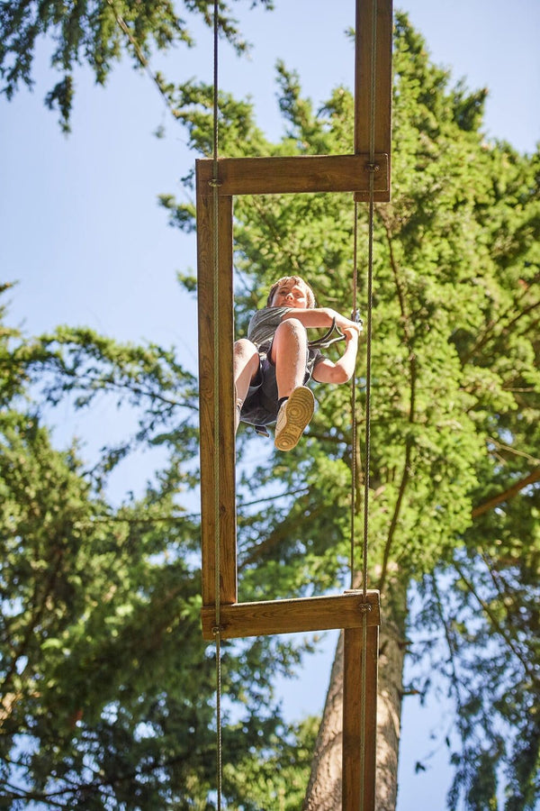 girl goes through mess bridge and mother watches on