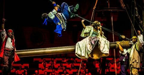 pirates fighting with swords