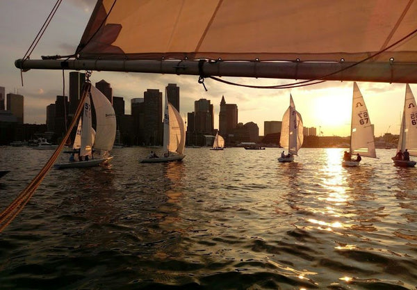 couple sitting on boat