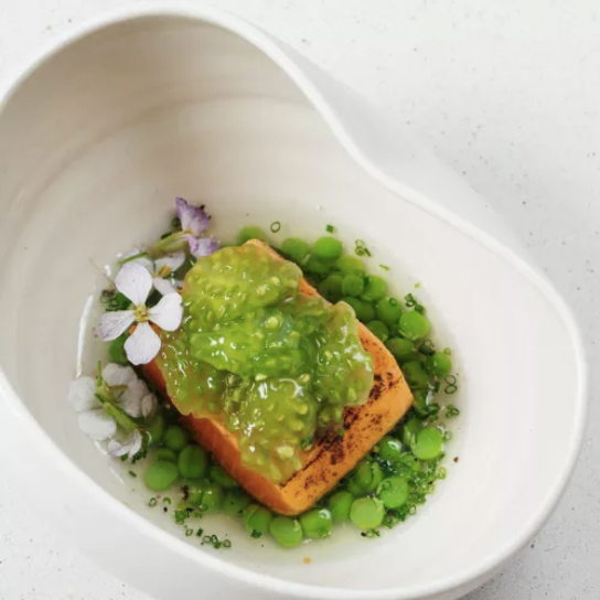 salmon-and-veggie-plate