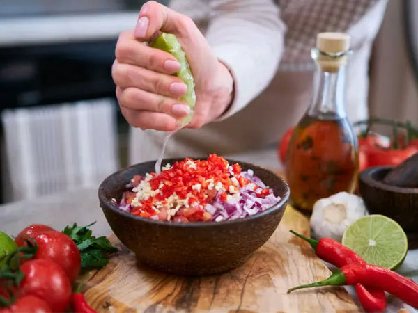 Tacos at cooking class