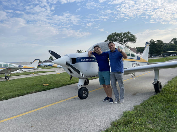 yellow and blue small plane