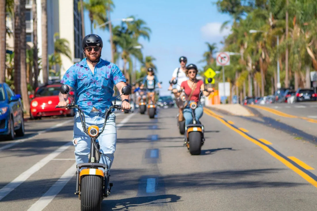 Scooter tour in San Siego