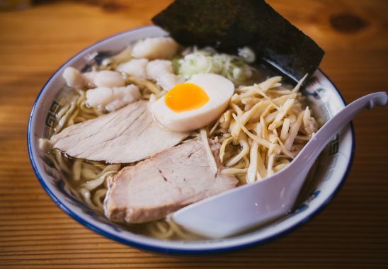ramen with meat