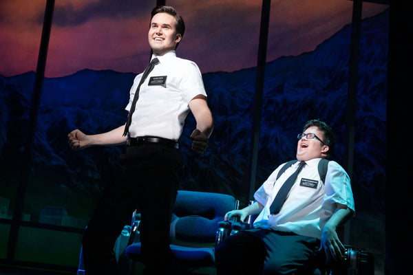 197 - Kevin Clay (Elder Price) and Cody Jamison Strand (Elder Cunningham) in The Book of Mormon ©Julieta Cervantes.jpg