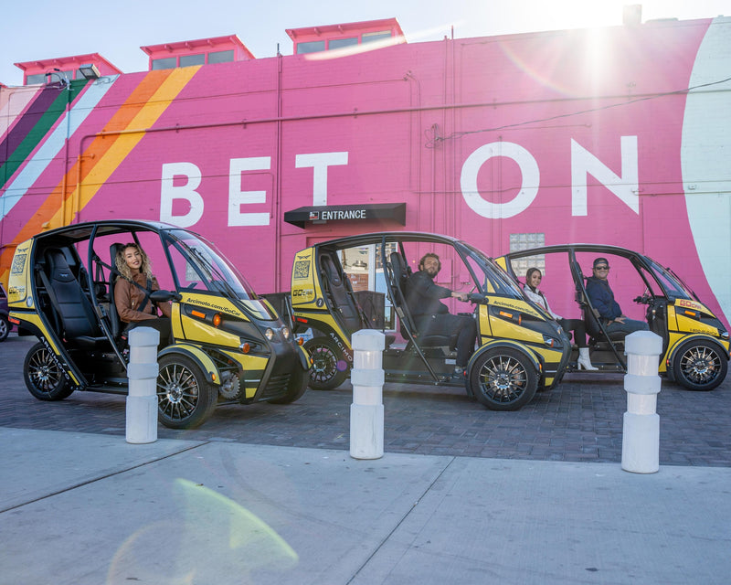 2 gocars lined up