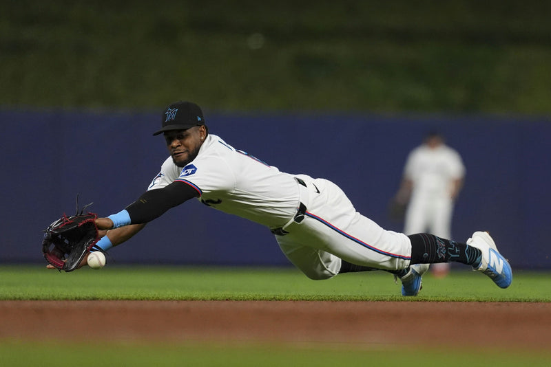 diving to make a catch