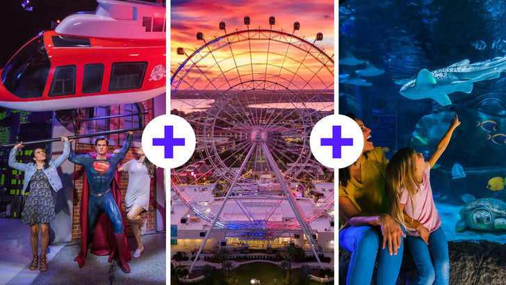 Madame Tussauds Orlando, SEA LIFE Aquarium & The Orlando Eye Admission