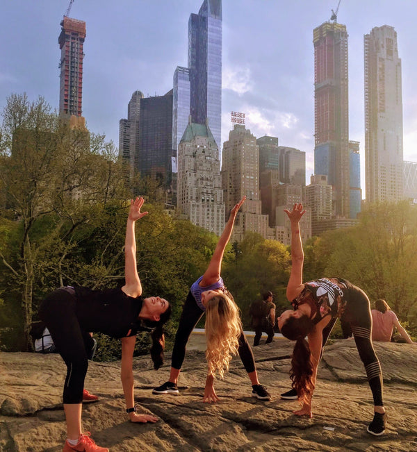 sunrise yoga in central park