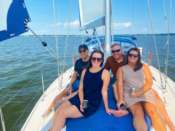 4 people on boat