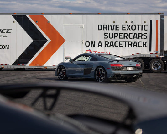 Audi going fast on track