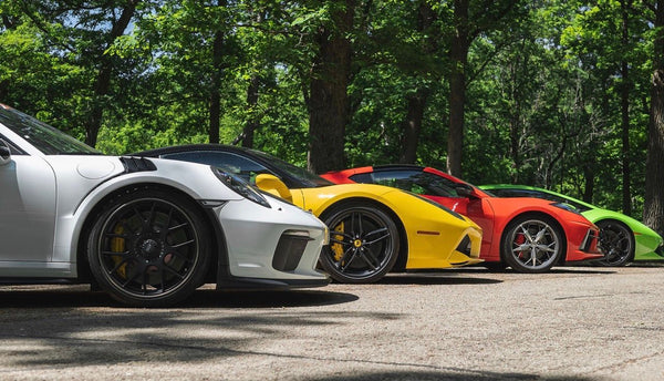Different supercars for open road