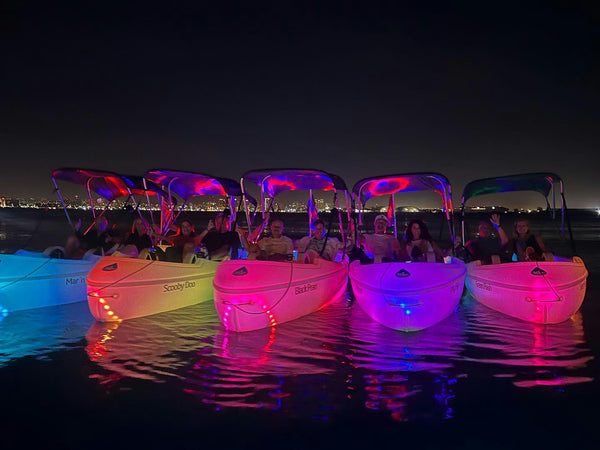 Glow Boat with person