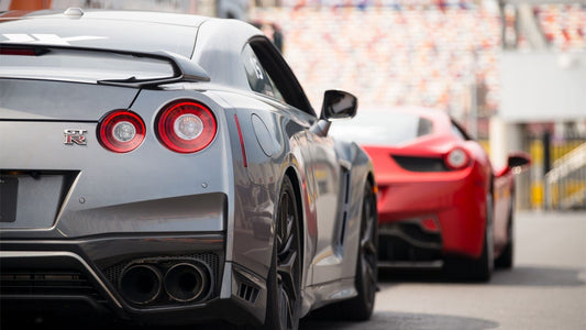 Nissan-GT-R-silver-back-view