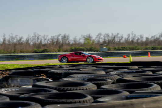Red Ferrari 296 GTB: Power on Pavement