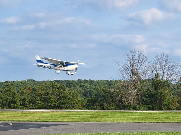 View of Cessna landing