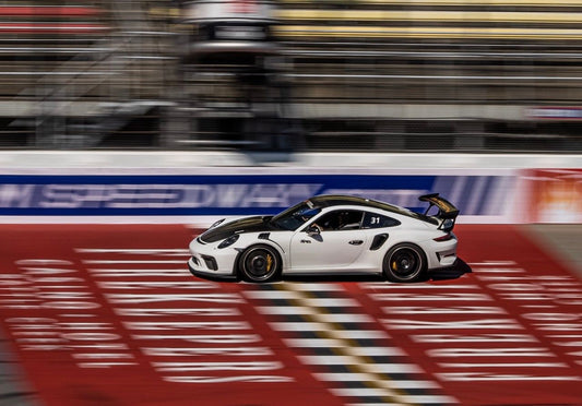 Porsche GT on track