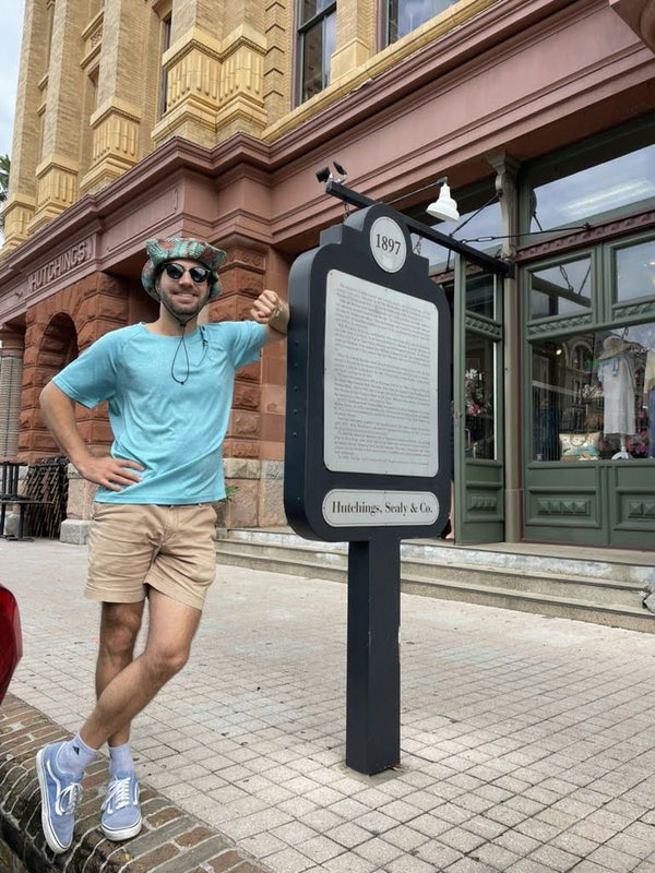 Man on history tour