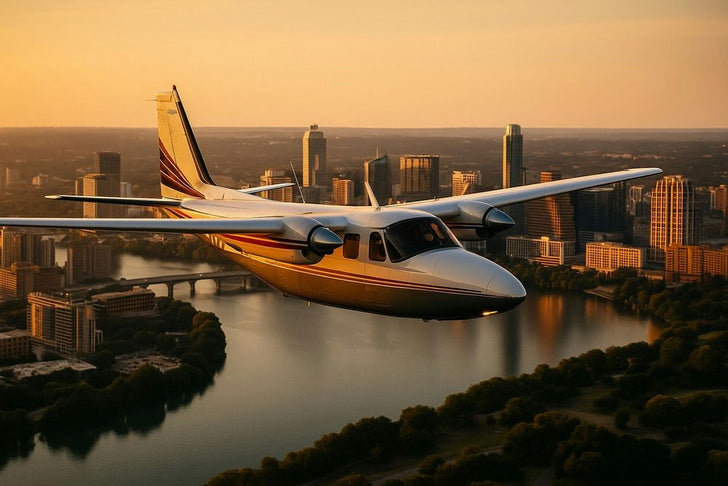Birds Eye View Plane Tour of Austin