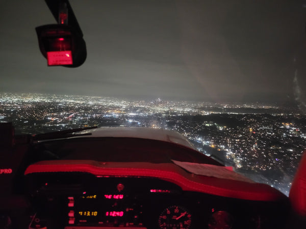 Inside of airplane