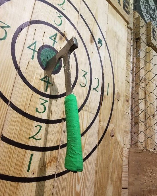 axe in board