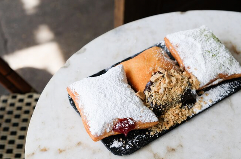 beignets-with-jellie-and-chocolate