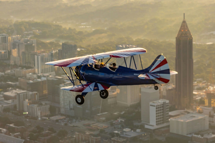 Atlanta and Stone Mountain Sunset Biplane Ride For 2