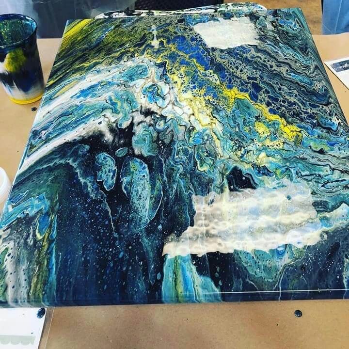 Small Acrylic Pour Art Experience