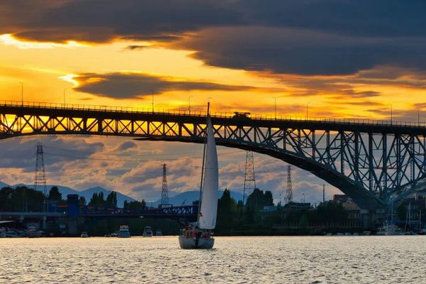 bridge with boat