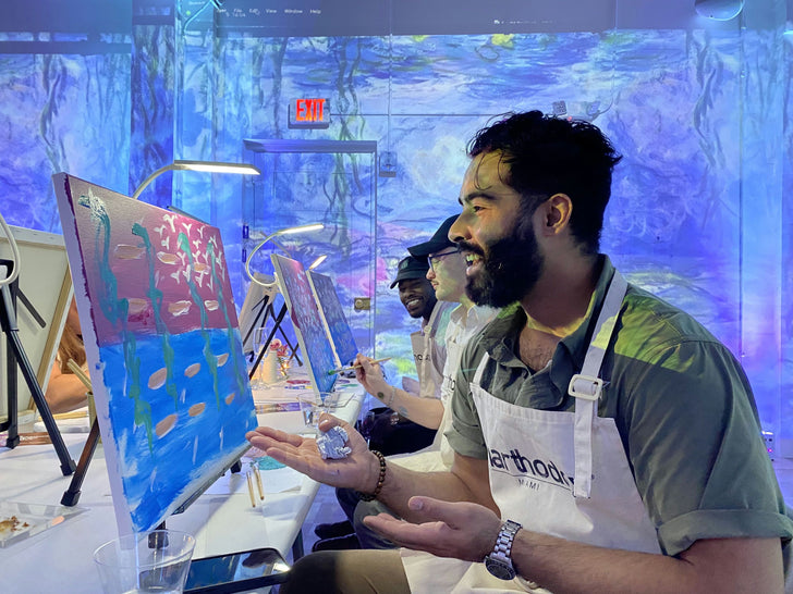 Brunch with Monet: Bottomless Mimosas & Painting in Miami