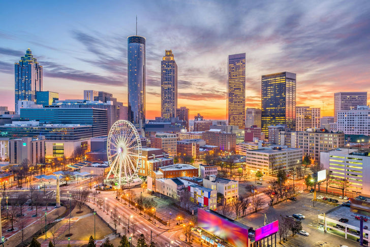 Private Buckhead & Downtown Atlanta Helicopter Tour with Champagne