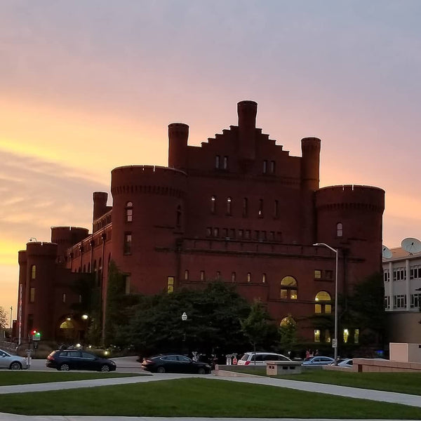 building-at-sunset