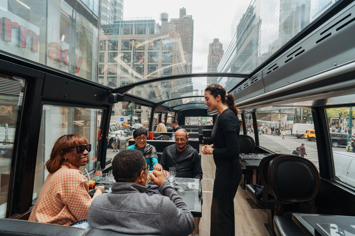 Bustronome Fine Dining Dinner Bus Tour of NYC